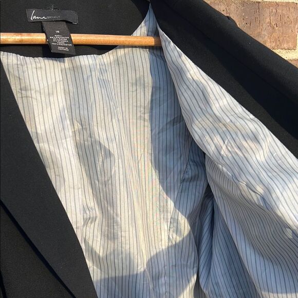 Lane Bryant Women's Black Business Blazer 16 - Picture 8 of 14